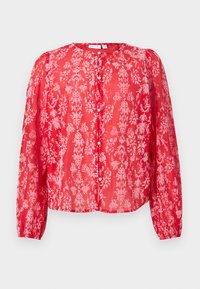 VISELLYN DETAIL - Button-down blouse - poppy red