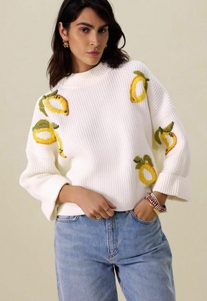 Sissy-Boy MIT STICKEREI - Trui - weiß