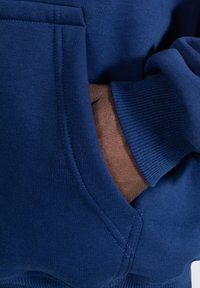 Smilodox DAWSON OVERSIZED HOODIE - Felpa con cappuccio - dunkelblau