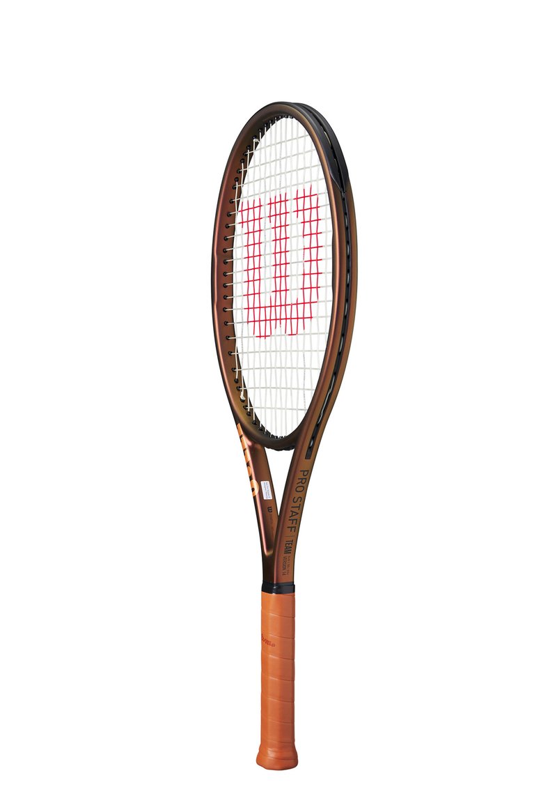 Raquette de tennis en bois vintage avec presse - Champ