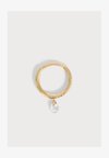 SINGLE PIERCING CIRCLE PAVING - Единична обица - yellow gold-coloured