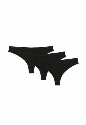 3 PACK - String - noir