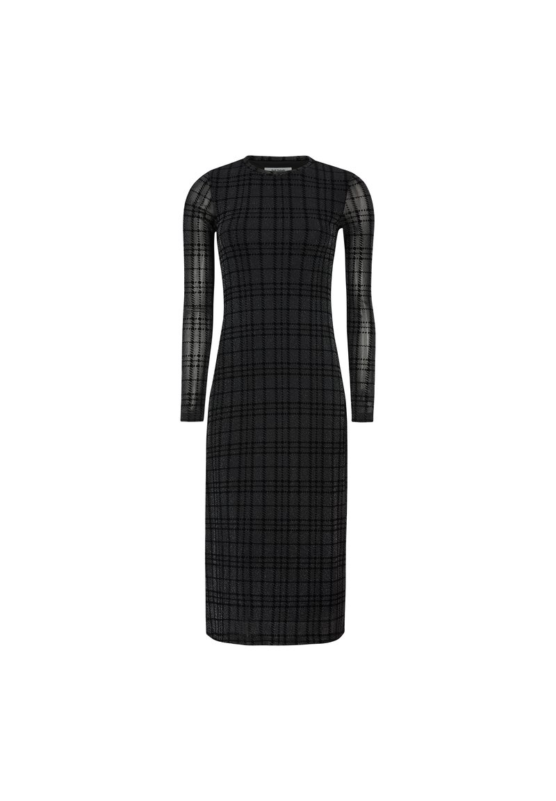 slim fit dress slacks OFF-WHITE WOMEN Cut-out Fitted Midi Dress Black – MAISONDEFASHION.COM main image 0