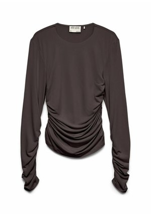 Vero Moda, BLOUSE AWMADELYNN TOP - Langærmet T-shirt - chocolate torte
