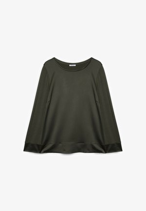 Fiorella Rubino, T-SHIRT BIMATERICA - Bluse - verde militare