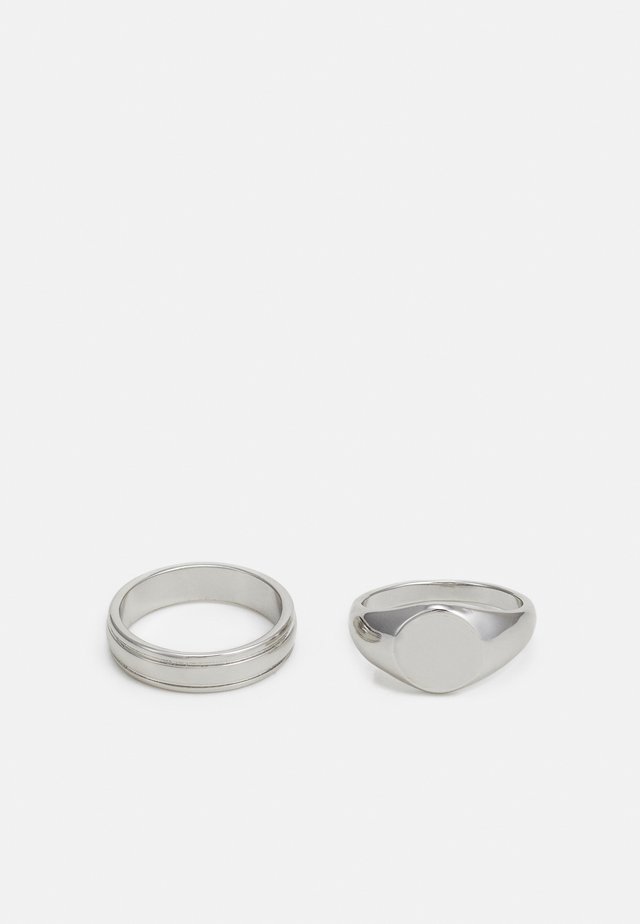 SIGNET 2 PACK - Ring - silver-coloured