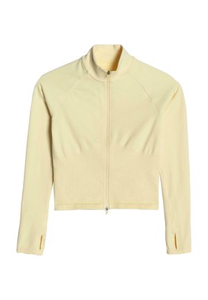 aim’n® SHAPE SEAMLESS - Mikina na zip - yellow