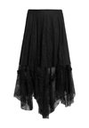 JOSIE LACE - A-lijn rok - black