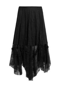 JOSIE LACE - sukňa v tvare A - black