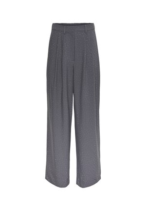 YAS YASRHINE PANTS - Hlače - medium grey