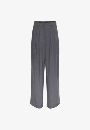 YAS YASRHINE PANTS - Hlače - medium grey