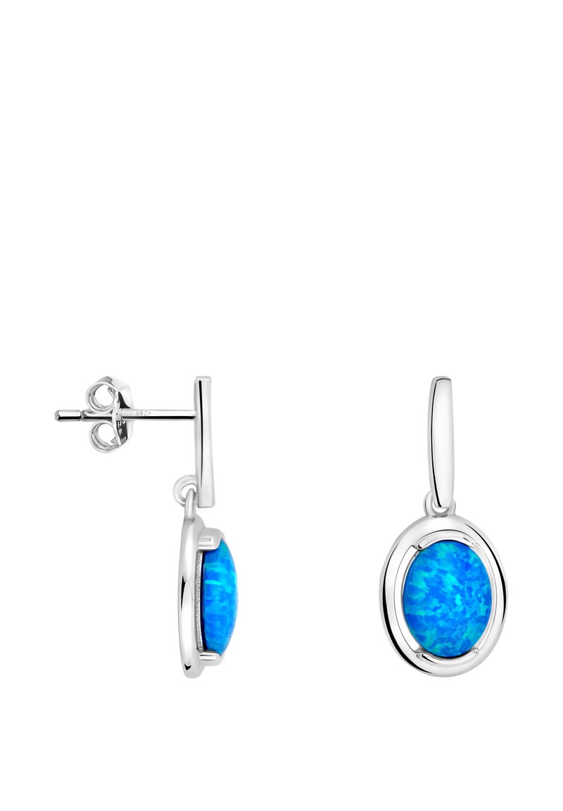 SOFIA MILANI Orecchini Donna Argento 925 - Pendenti A Cerchio Con Opale - Gioielli Eleganti E Ipoallergenici In Confezione Regalo - E1950 - 3