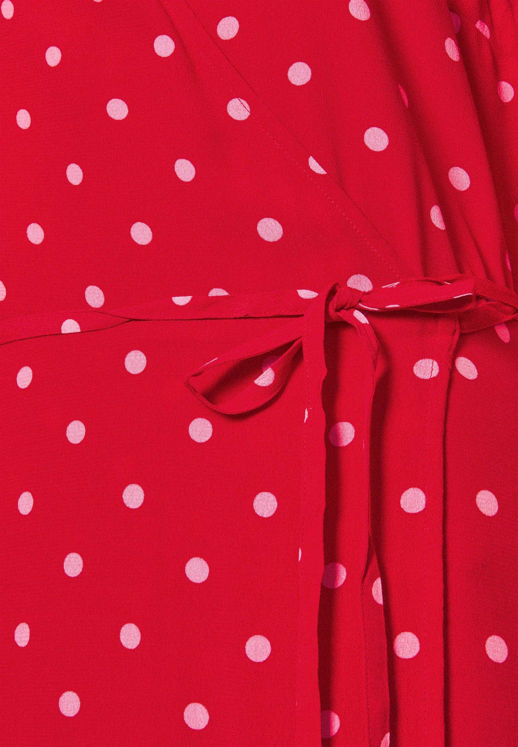 Women WRAP DRESS - Day dress - red Women WRAP DRESS - Day dress - red