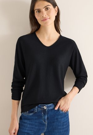 DOLMAN MIT GLITZER - Pullover - schwarz