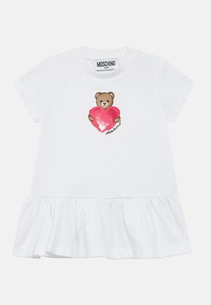MOSCHINO BABY DRESS - Φόρεμα από ζέρσεϊ - bianco ottico