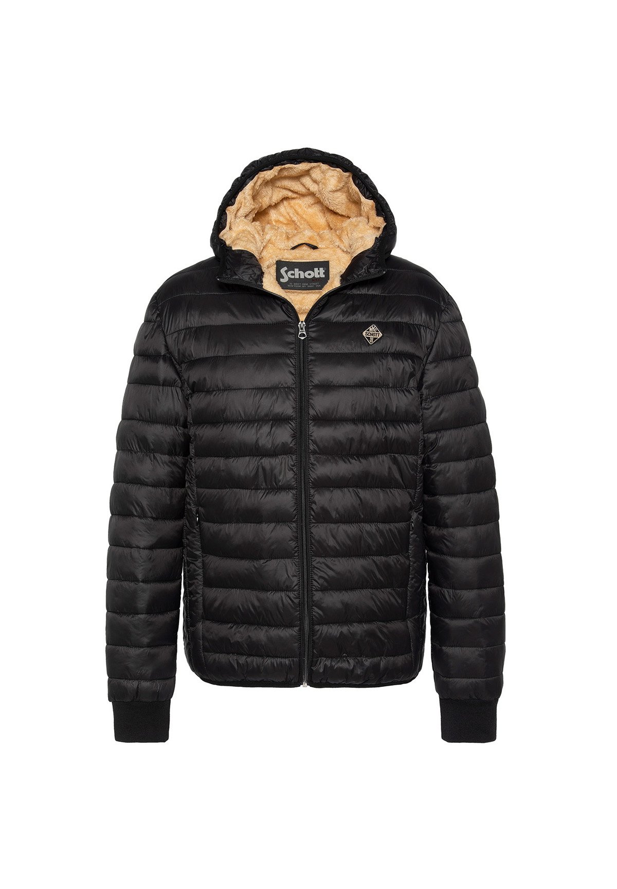 Schott ULTRA-HOODED Winter jacket noir/black Zalando