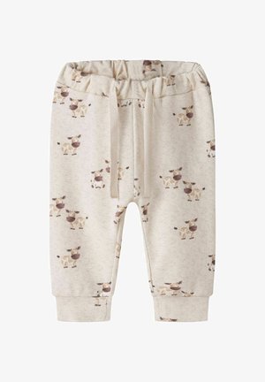 Name it, SWEATPANTS PRINTED - Pantaloni sportivi - peyote melange