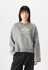 Tommy Hilfiger - VARSITY WIDE - Sweatshirt - mid grey Thumbnail-Bild 1