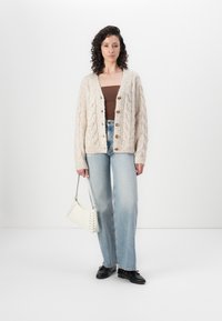 Pieces PCNINA V NECK NOOS  - Ζακέτα - birch
