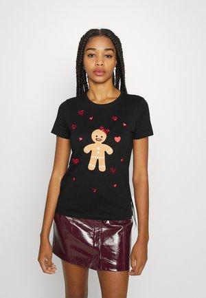 ONLY ONLXMAS LIFE CHRISTMAS  - Camiseta estampada - black