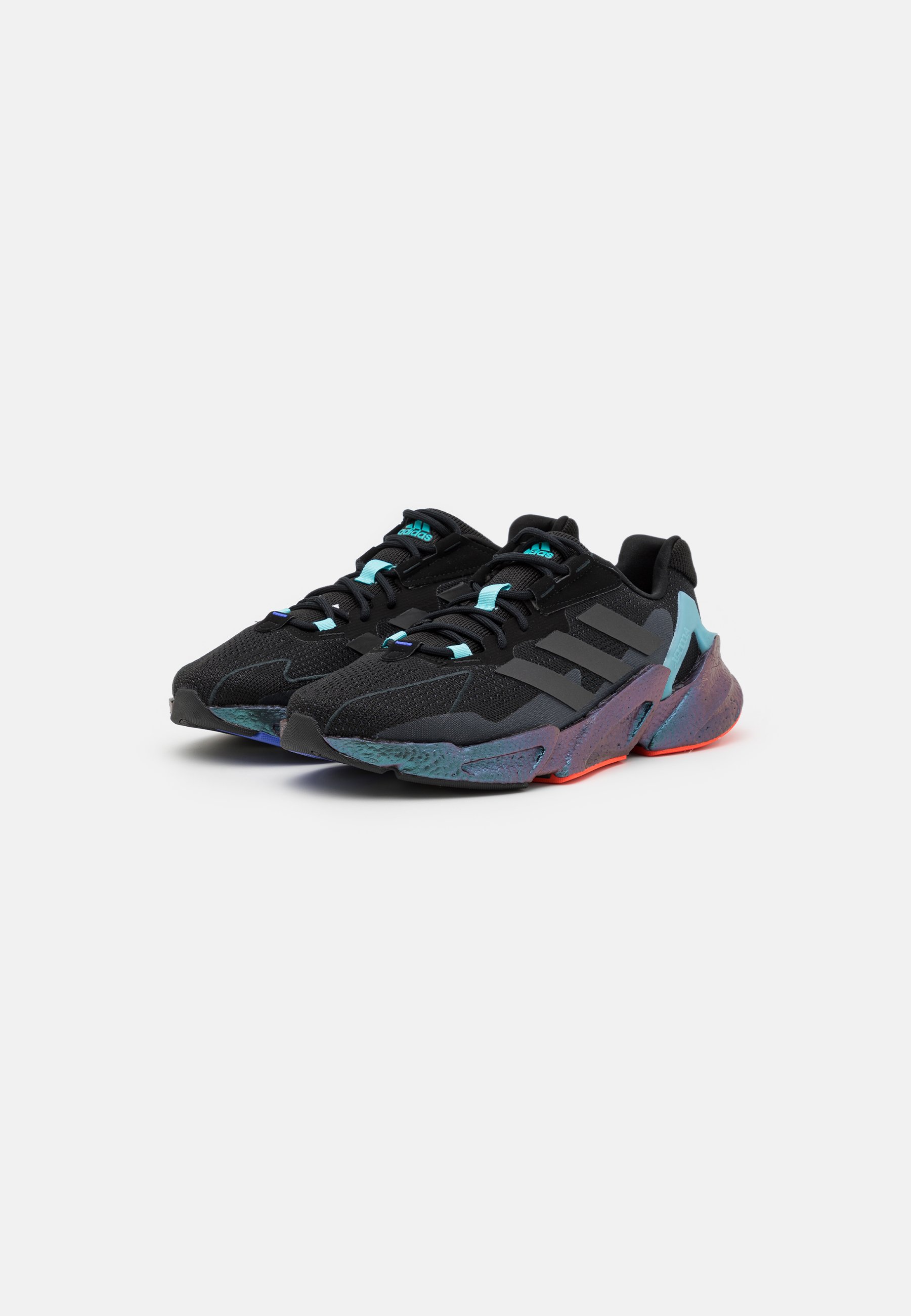 adidas Performance X9000L4 BOOST - Neutralios pronacijos bėgimo bateliai -  core black/pulse aqua/juoda - Zalando.lt