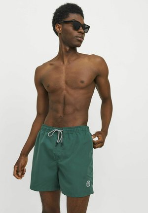 Jack & Jones JPSTFIJI JJSWIM SOLID  - Bañador corto - dark green