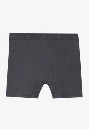 Herre boxer briefs i mørkegrått, laget av et mykt og elastisk stoff. Har en midjebånd med logo og en tettsittende passform med middels lengde.