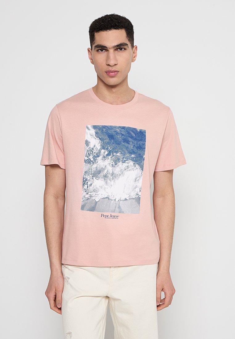 Pepe Jeans T-shirt print roze
