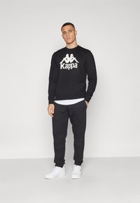 Kappa CREW NECK BIG LOGO - Sweatshirt - caviar
