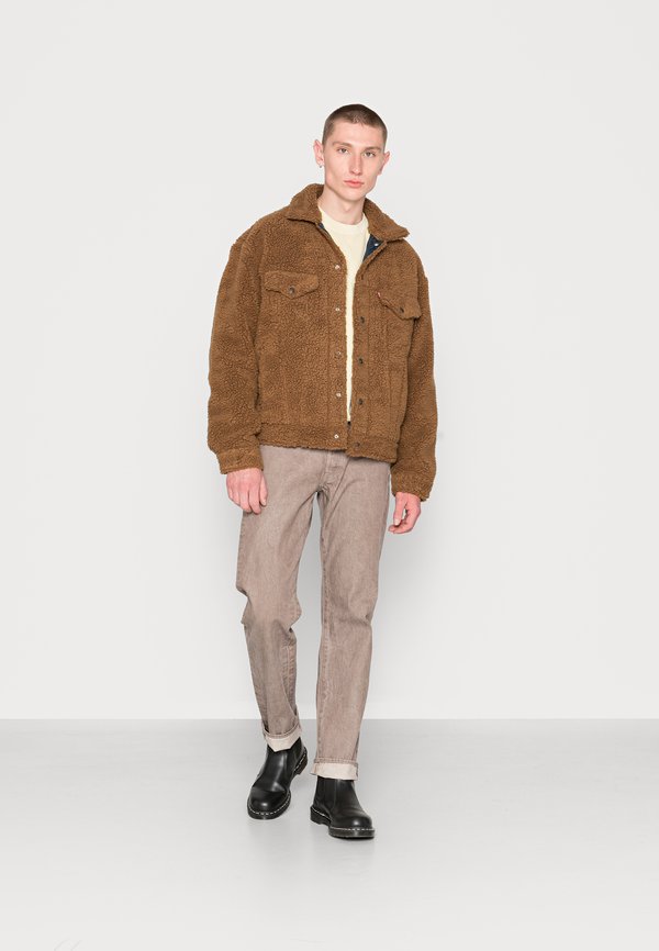 TRUCKER UNISEX - Fleecejacke - sepia