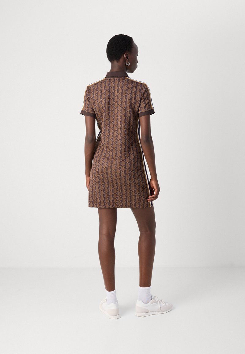 Lacoste Jersey dress - velvet/date brown/brown