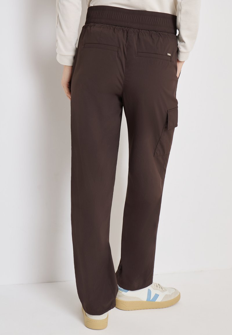 Cecil Pantaloni Jogging Cargo Donna: Comodi Con Vita Media, Gamba Stretta E Fantasia Spina Di Pesce