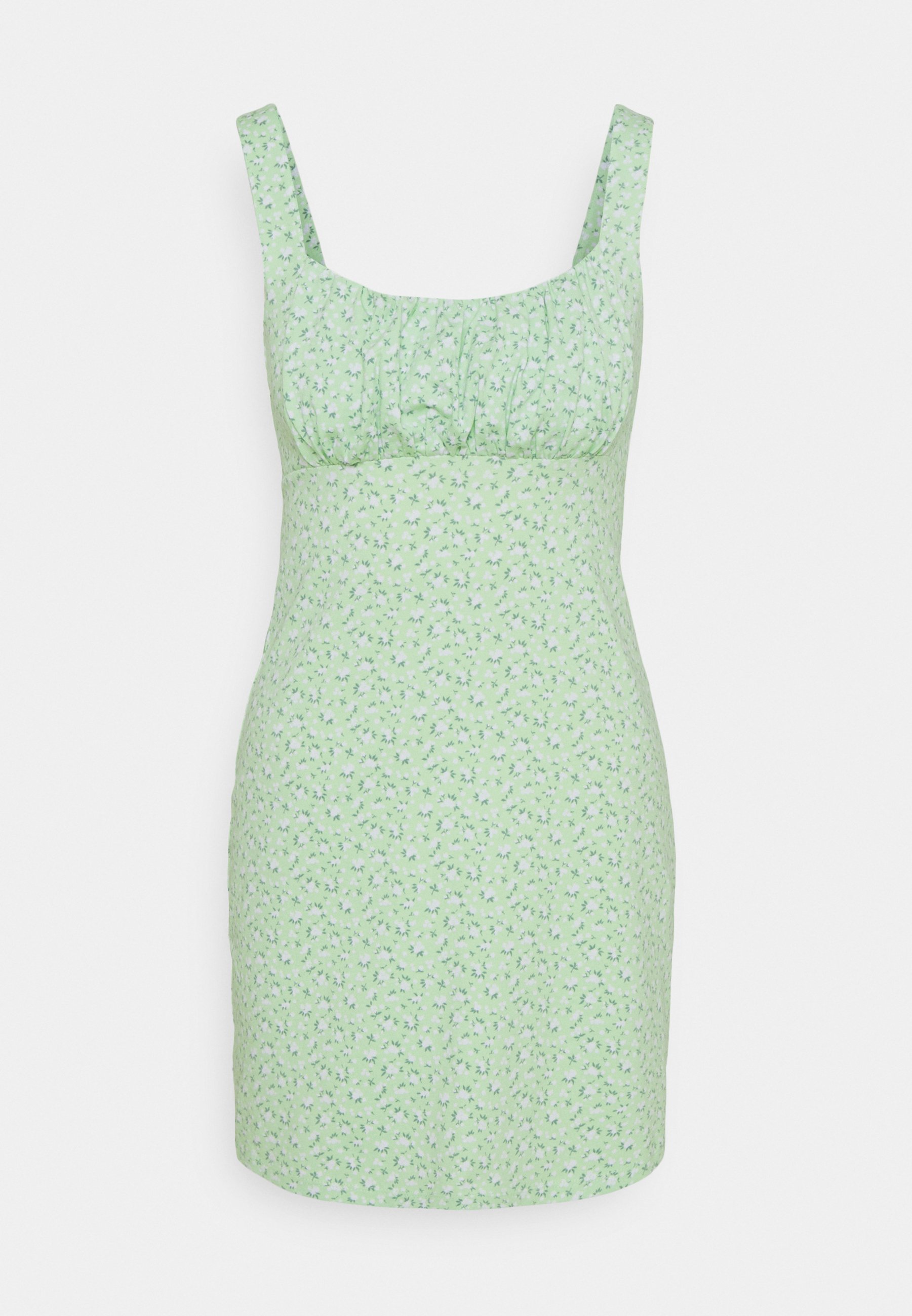 Hollister Co Bare Dress Jerseykleid Pistachio Floral Grun Zalando De 