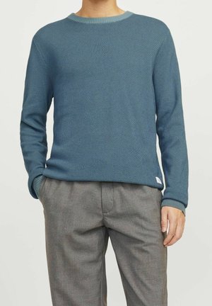 Jack & Jones Strickpullover - mottled light grey