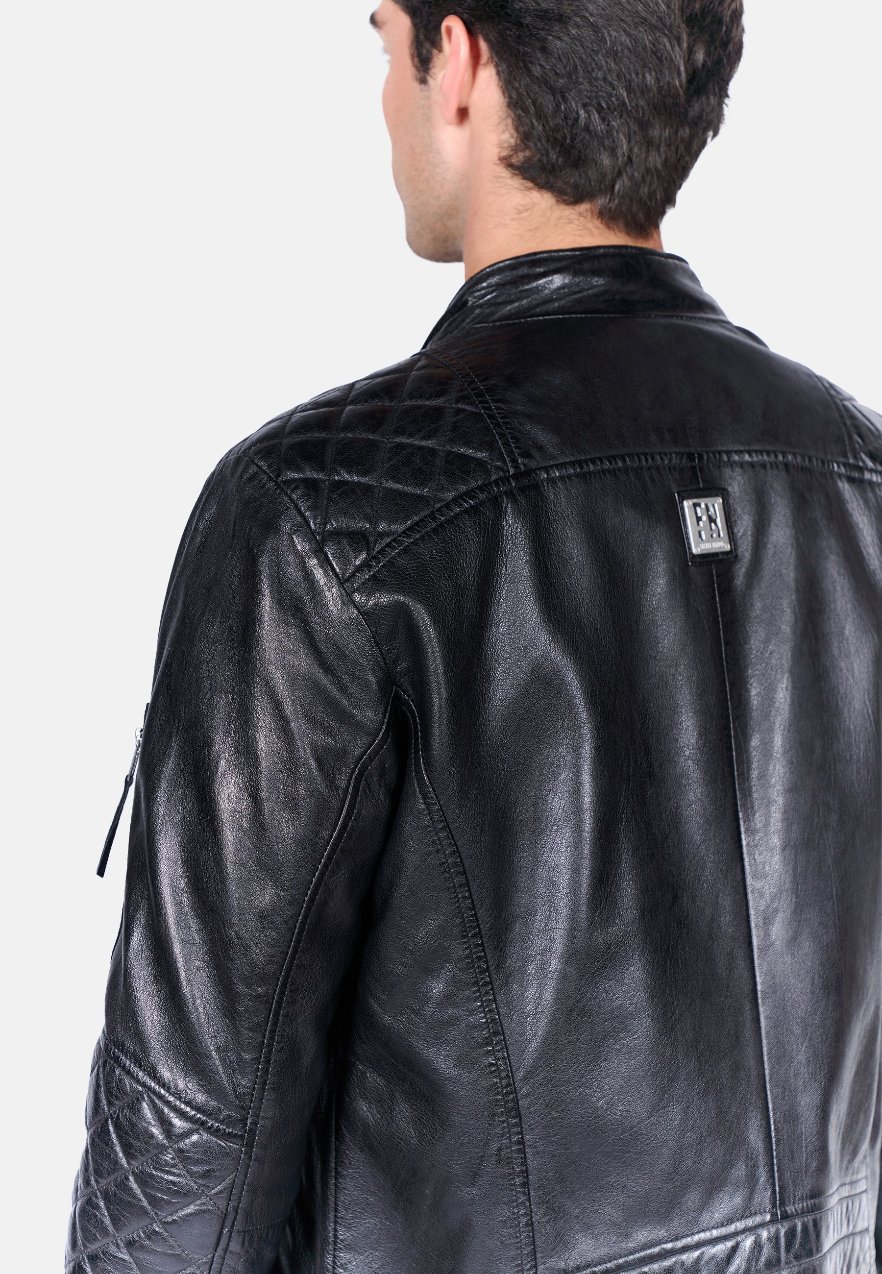 Freaky Nation CRUISER - Leather jacket - black - Zalando