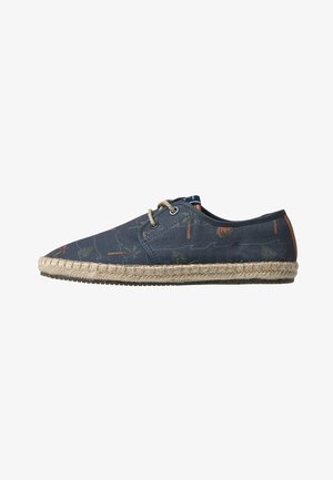 TOURIST PALM - Espadryle - deepsea blau
