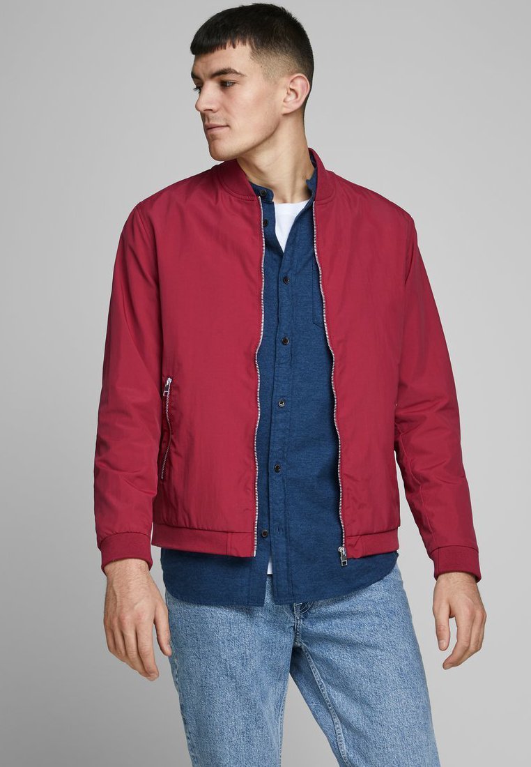 Jack & Jones JJERUSH - Bomberjacka - rio red