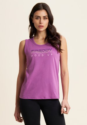 REGULAR FIT CON DETTAGLI DORATI - Top - cattleya orchid