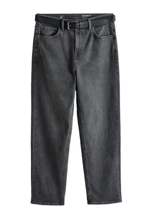 Next, RELAXED FIT - BELTED JEANS . - Jean boyfriend - grey denim