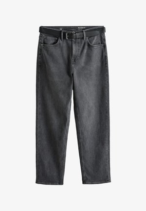Next, RELAXED FIT - BELTED JEANS . - Jean boyfriend - grey denim
