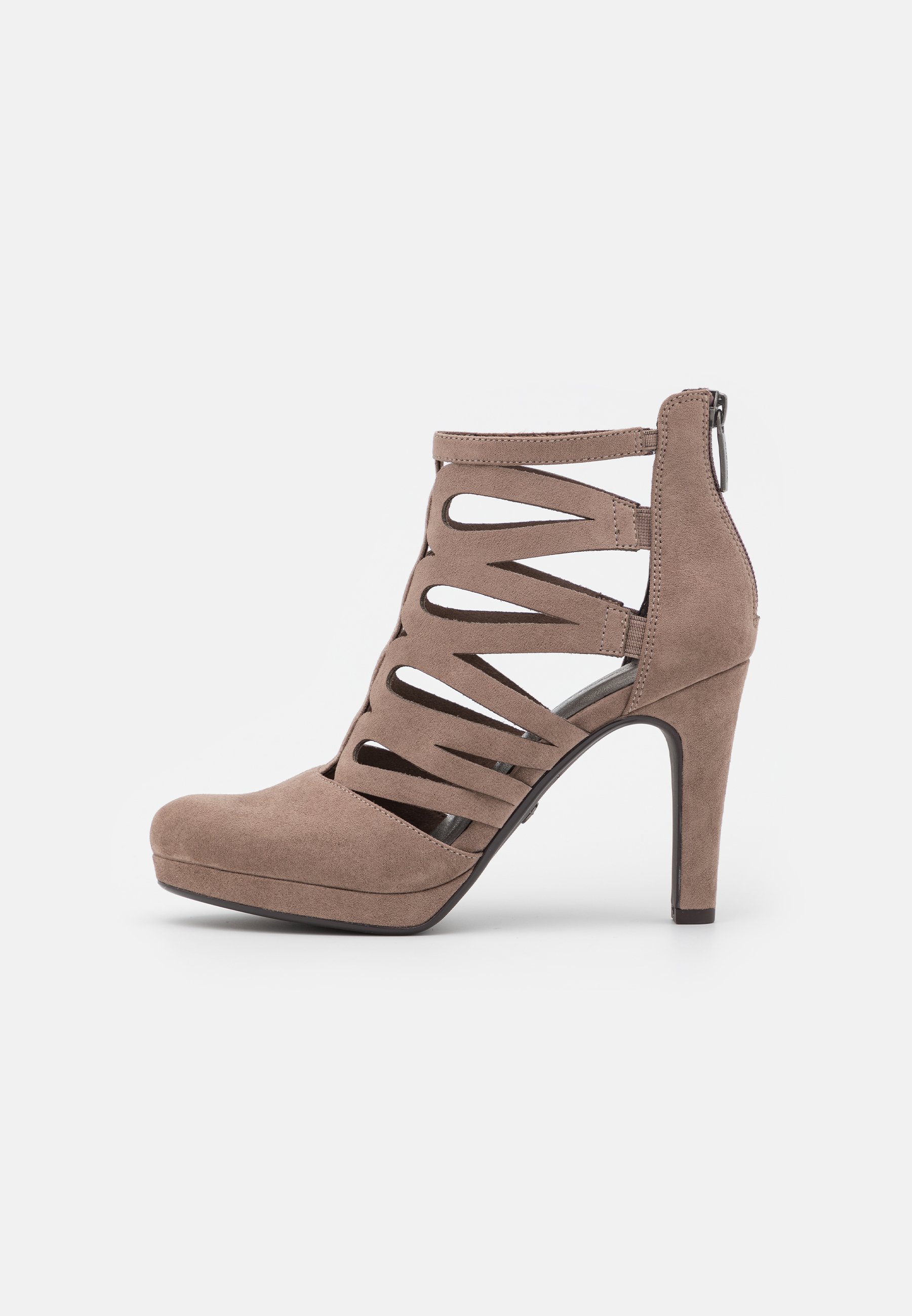 Tamaris Stivaletti con plateau - pepper/grigio talpa - Zalando.it