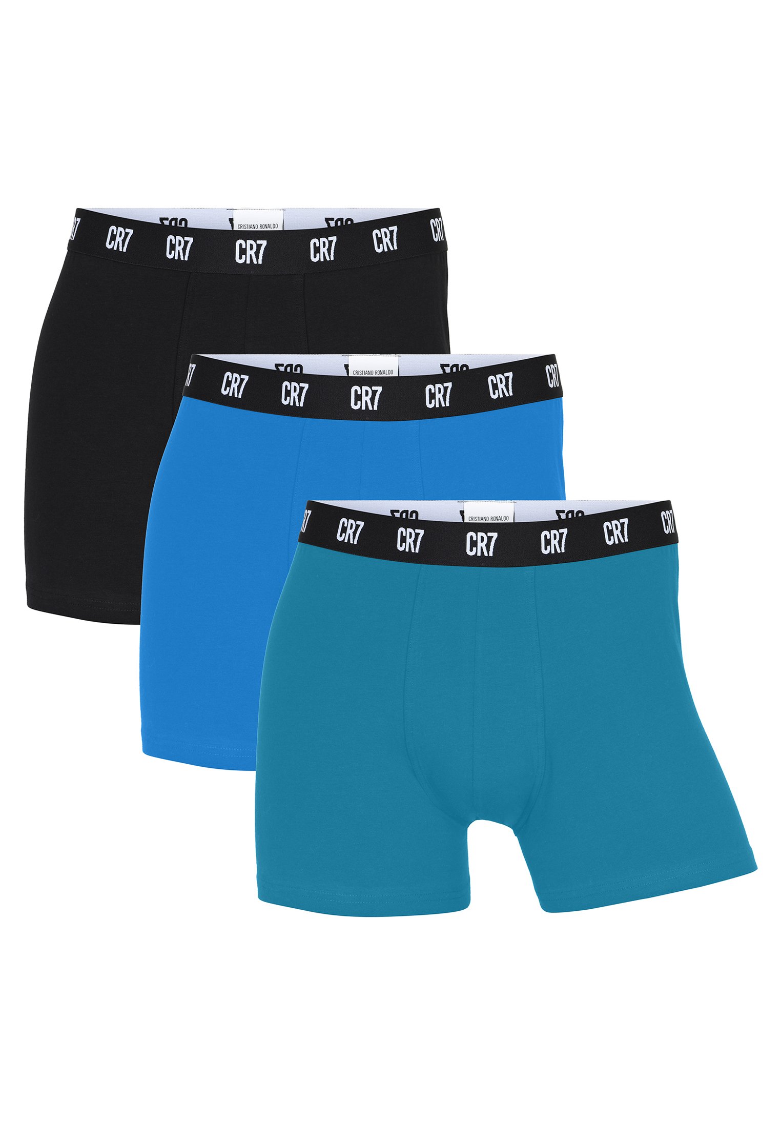 Cristiano Ronaldo CR7 3 PACK - Boxer shorts - schwarz/türkis/blau/black -  Zalando.de