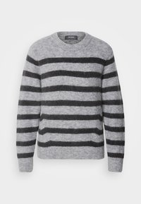 THORA STRIPE CREWNECK - Vesta - sharkskin
