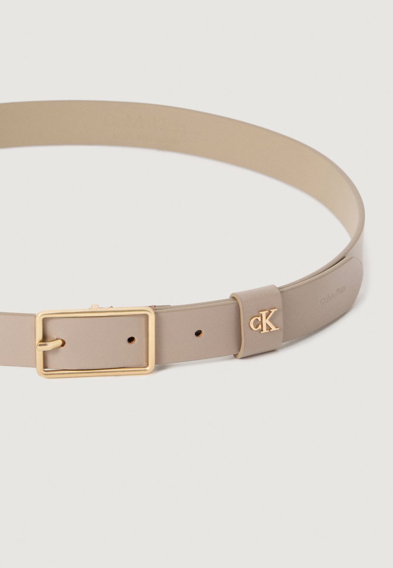 Calvin Klein CLASSIC BUCKLE - Belt - desert taupe/taupe 