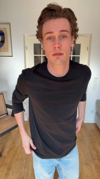 Pier One 5 PACK - Langærmet T-shirt -  black