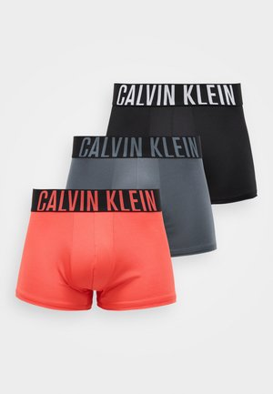 TRUNK INTENSE POWER 3 PACK - Uske bokserice - black/turbulence/vermillion brown