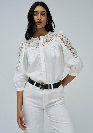 REGULAR - Blusa - weiß