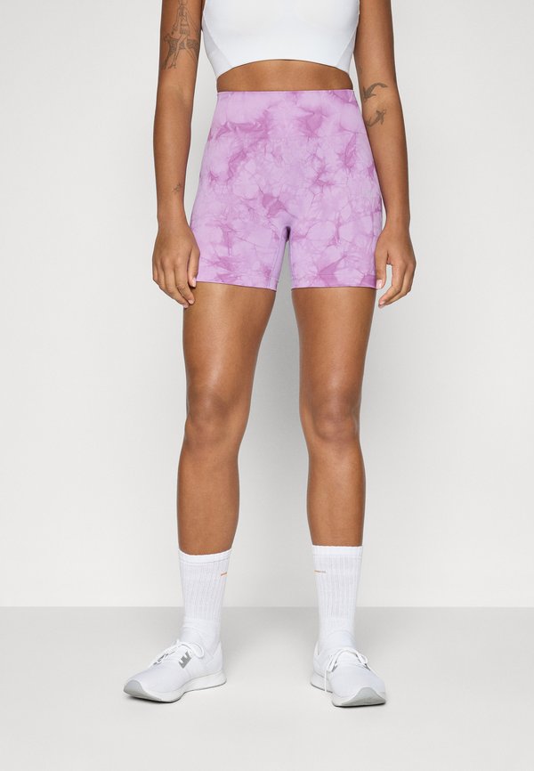 DEFINE SEAMLESS TIE DYE SHORTS - Tights - lavender
