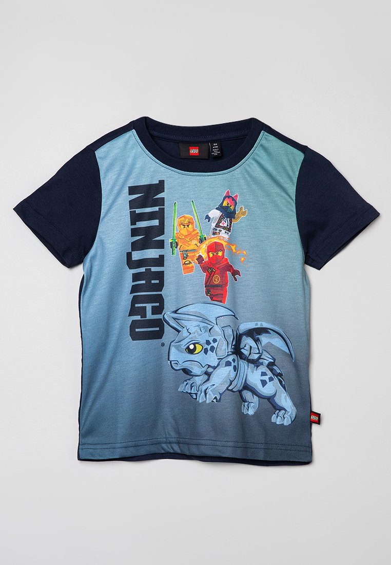 LEGO® kidswear T-shirt print donkerblauw