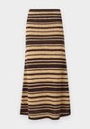 MICAH SKIRT - Μάξι φούστα - carob wheat